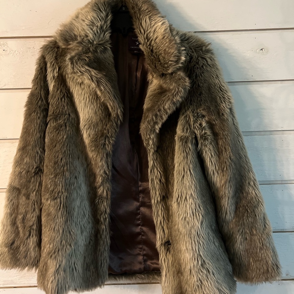 Forever Twentyone Faux Fur Coat